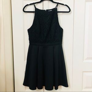NWT Francesca’s Black Lace Dress LBD Small